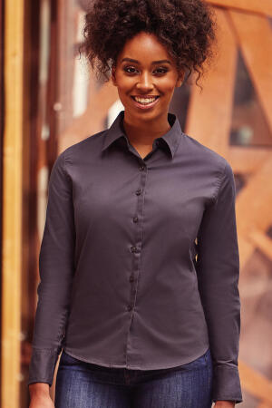 Ladies Classic Twill Shirt LS