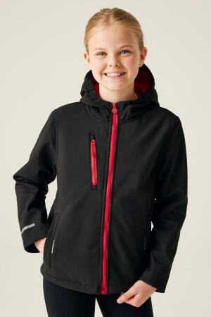 Junior Ablaze 3-Layer Hooded Softshell