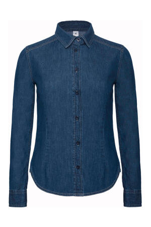 Ladies` Denim Shirt LS