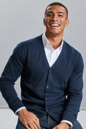 Men`s V-Neck Knitted Cardigan