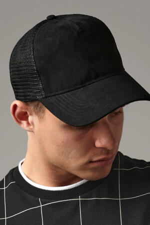 Suede Snapback Trucker