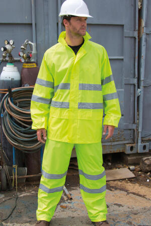 High Viz Waterproof Suit