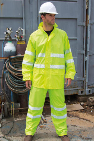 High Viz Waterproof Suit