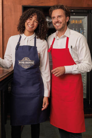 LISBON 100% Cotton Bib Apron