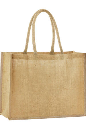 Natural Starched Jute Classic Shopper