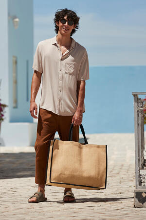 Natural Starched Jute Market Shopper
