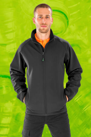 Men`s Recycled 2-Layer Printable Softshell Jacket