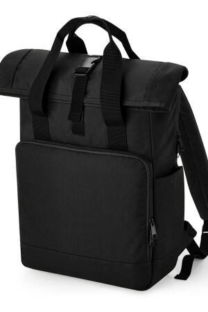Recycled Twin Handle Roll-Top Laptop Backpack