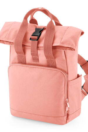 Recycled Mini Twin Handle Roll-Top Backpack