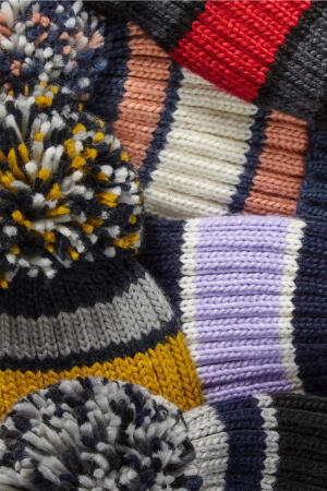 Hygge Striped Beanie