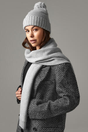 Knitted Scarf and Beanie Gift Set