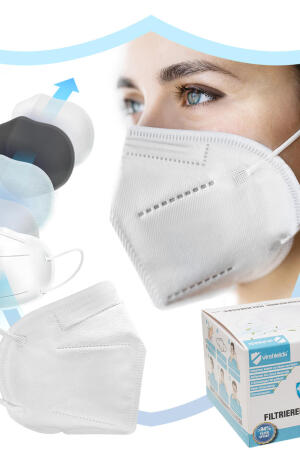 Filtering half mask FFP2 5-ply