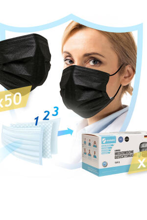 Medical face mask 3-ply