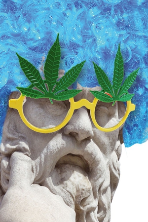Cannabis Nerd Brille