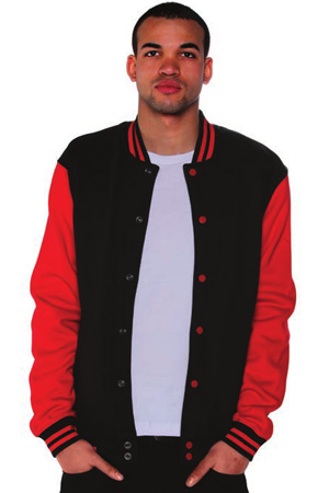 2-TONE COLLEGE SWEATJACKET