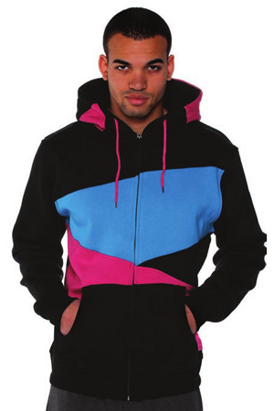 ZIG ZAG ZIP HOODY