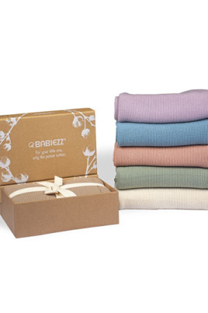 Babiezz® Organic Knitted Blanket