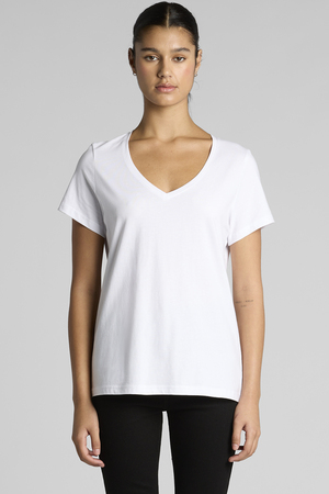 Wo's Maple V Neck Tee | 4023