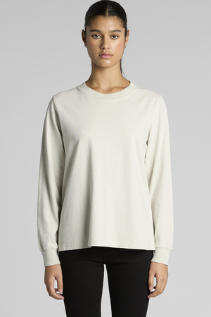 Wo's Heavy Faded L/S Tee | 4083