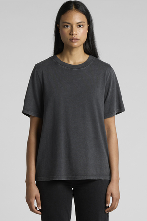 Wo's Stone Wash Heavy Tee | 4085