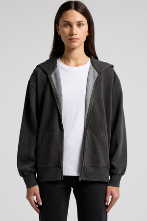 Wo's Relax Faded Zip Hood | 4170