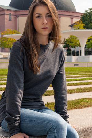 Ladies Light Crewneck