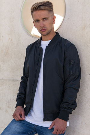 Nylon Bomber Jacket