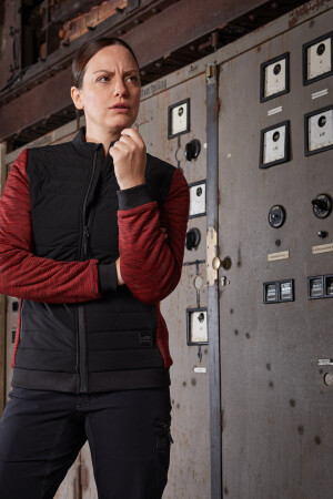 Ladies' Padded Hybrid Jacket