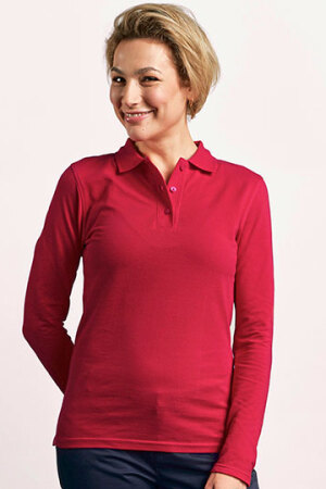 Women´s Heavy Polo Longsleeve