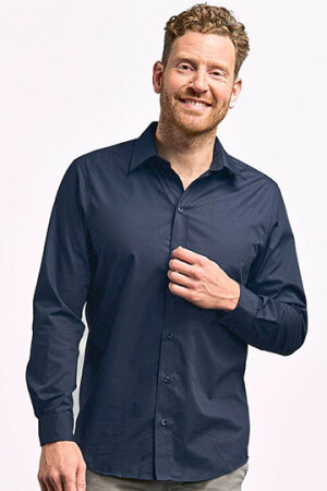 Men`s Poplin Shirt Long Sleeve