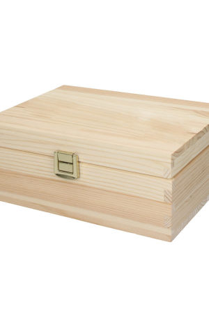 Holzbox "Pino", klein mit Trennfächer