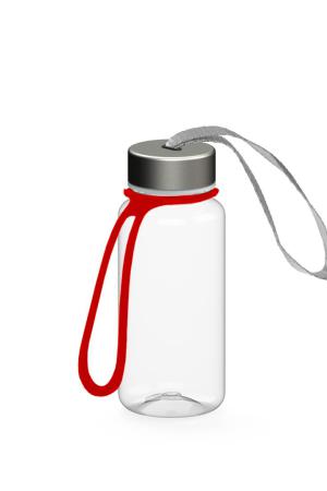 Trinkflasche "Pure" klar-transparent inkl. Strap 0,4 l