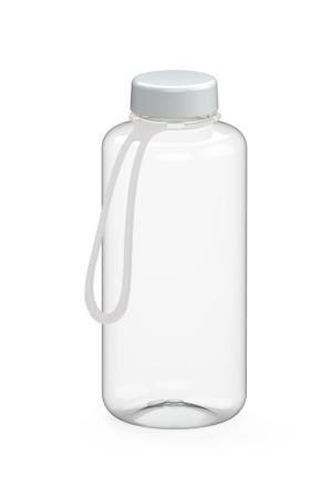 Trinkflasche "Refresh" klar-transparent inkl. Strap, 1,0 l