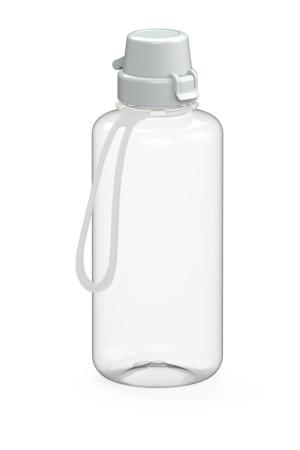 Trinkflasche "School" klar-transparent inkl. Strap 1,0 l
