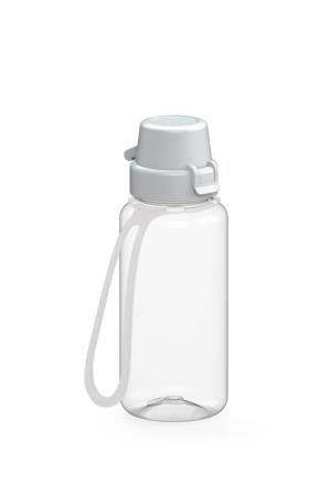 Trinkflasche "School" klar-transparent inkl. Strap 0,4 l