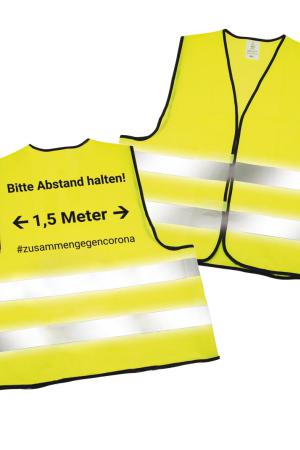 Warnweste "Abstand halten"