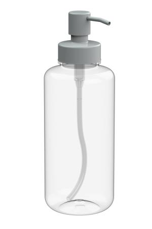 Seifenspender "Deluxe" 1,0 l, klar-transparent