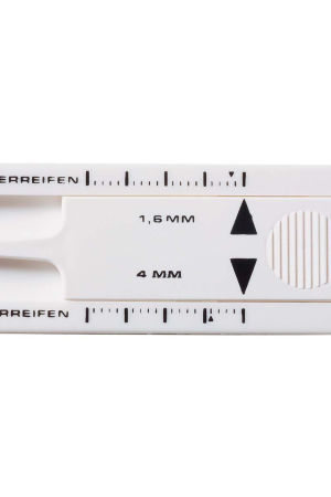 Schlüsselanhänger "Reifenprofilmesser"