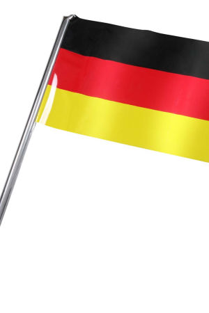 Fahne, selbstaufblasend "Deutschland" klein
