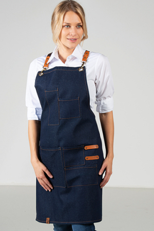 Latzschürze Denim