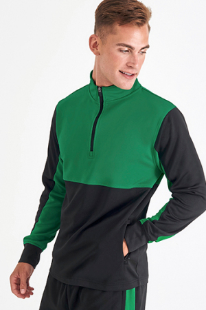 Adults 1/4 Zip Tracksuit Top