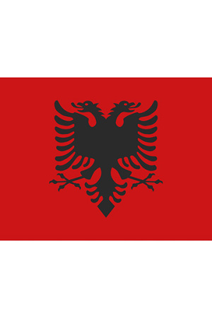 Fahne Albanien