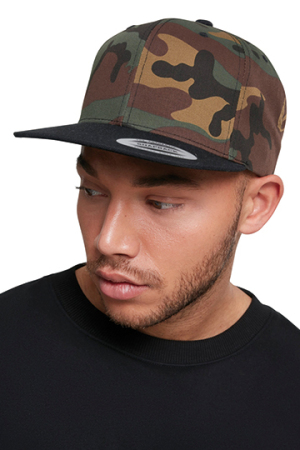 Classic Snapback 2-Tone Camo Cap