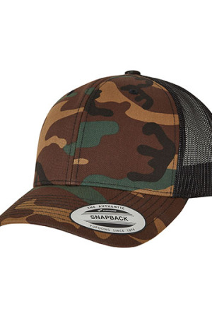 Retro Trucker Camo Cap