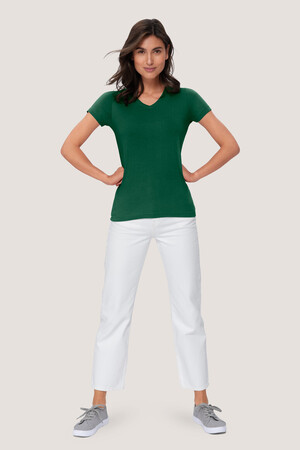 Damen V-Shirt Mikralinar® PRO