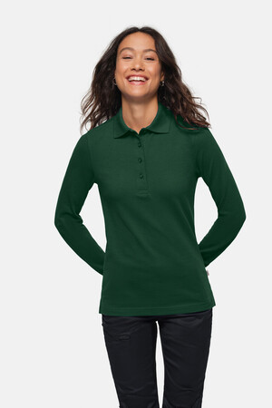 Damen-Longsleeve-Poloshirt Performance