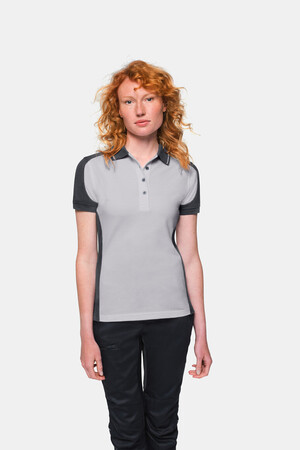 Damen Poloshirt Contrast MIKRALINAR®