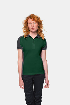 Damen-Poloshirt Contrast Performance