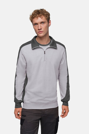Zip-Sweatshirt Contrast MIKRALINAR®