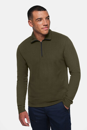 Zip-Longsleeve Piqué MIKRALINAR® ECO